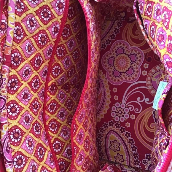 Vera Bradley Round Double Handle Tote/Purse - Picture 9 of 13